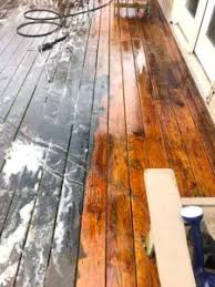 Wood Deck Cleaning project 7
